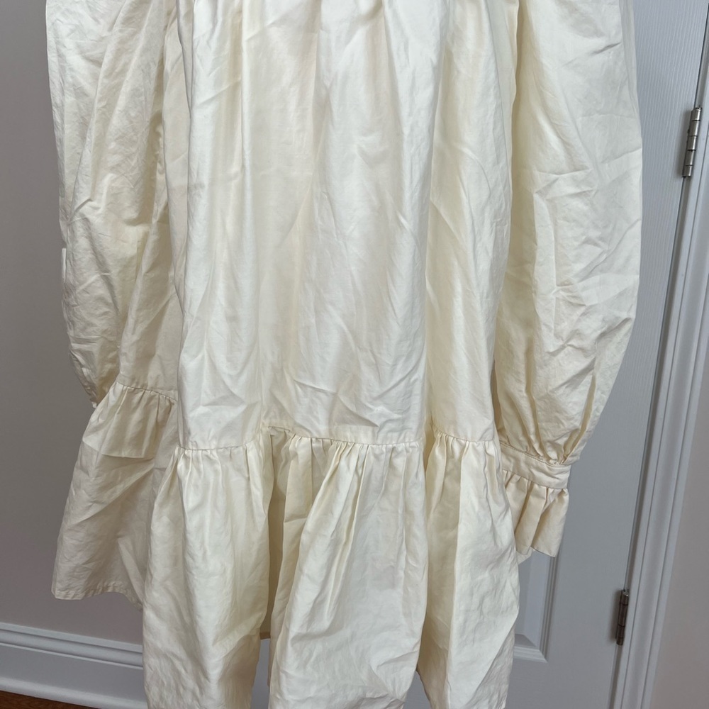 ! Avavav Firenze Cream Ruffled Mini Babydoll Dress - Picture 8 of 12